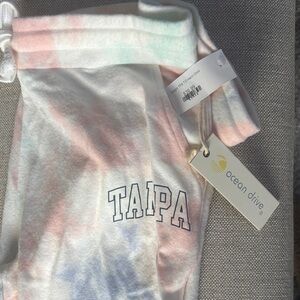 Ocean Drive Pastel Tie-Dye Joggers